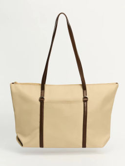 Сумка-шоппер с контрастными ручками / Zarina