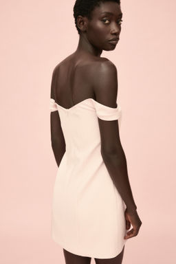 Vestido off-the-shoulder - H&m фото 7