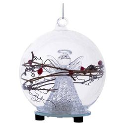 Украшение новогоднее "Ангел" с подсветкой , D 10 см, L10 W10 H10 см