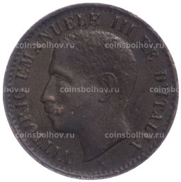 Монета 1 чентезимо 1904 года Италия