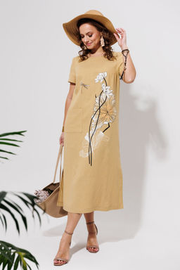 Платье Galean Style 963 песочный