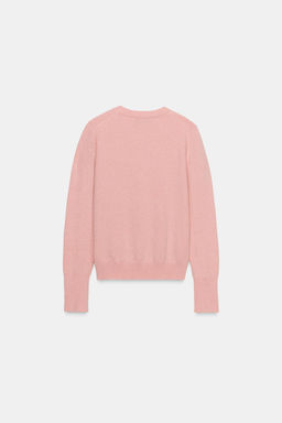 KNIT JUMPER WITH FLORAL BUTTONS - Zara фото 7