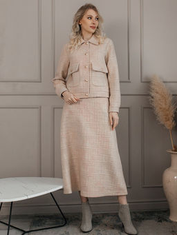 шерсть и хлопок юбка - Волтри фото 3