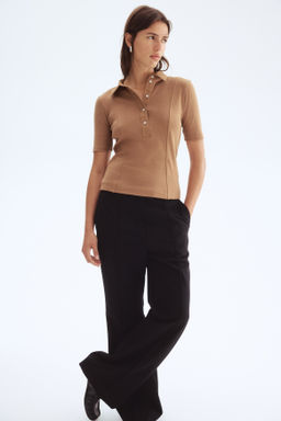 Top con cuello camisero - H&m фото 6