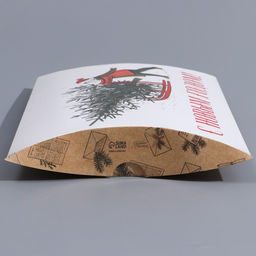 Цена за 5 шт. Коробка сборная фигурная Ретро, 26 19 4 см - Дарите счастье фото 4