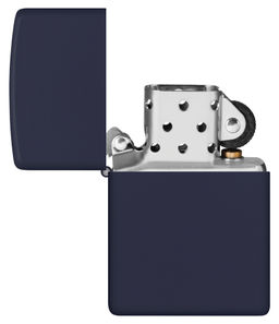 Зажигалка ZIPPO с темно-синем матовым покрытием | Navy Matte 239  фото 4