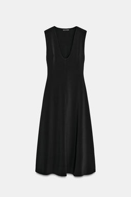 CREPE MIDI DRESS - Zara фото 7