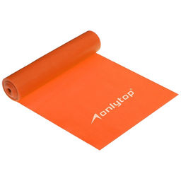 Эспандер ленточный для фитнеса ONLYTOP, 150×15×0.05 см, 20 кг, цвета МИКС