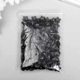 Сургуч в гранулах в пакете Звёздочки чёрный матовый 55 гр 12х8 см - Simaland фото 3