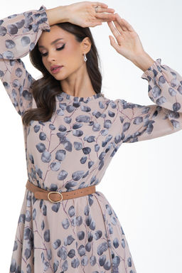 Платье Очарование шифона (пудра)