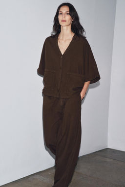 ZW COLLECTION JOGGER TROUSERS - Zara фото 13