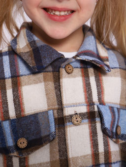 РБ012 Рубашка "Бавария" 3 (голубой; коричневый)