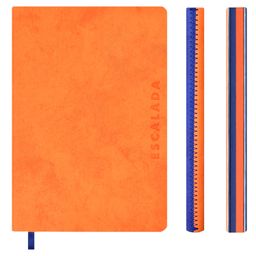 Записная книжка, А6, арт.50188/ 20 ДЖИНС ДЕЛАВЭ ОРАНЖЕВЫЙ+СИНИЙ - Escalada фото 3