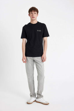 Star Wars Regular Fit Bisiklet Yaka S?rt Bask?l? K?sa Kollu Tisort - Defacto фото 4