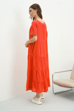 Платье 4475 апельсин - Fantazia mod фото 2