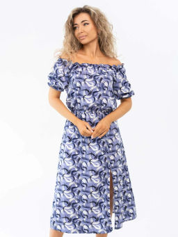 Платье женское, цвет голубой