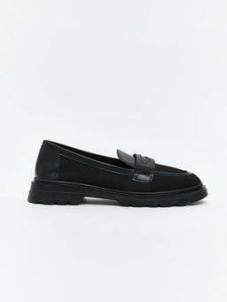 Deri G?r?n?ml? Kad?n Loafer