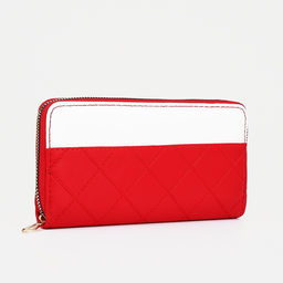 Кошелёк на молнии, красный