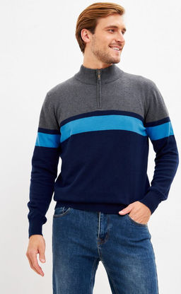 Джемпер F321-15245 d.blue-grey - Fine joyce фото 8