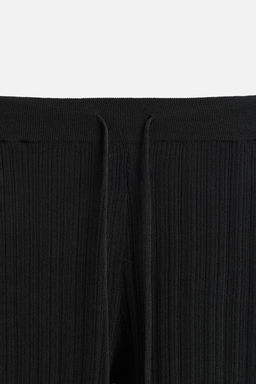TEXTURED KNIT TROUSERS - Zara фото 17