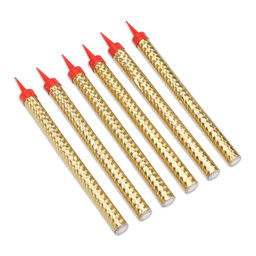 Свечи фонтаны в торт «Золото», 6 шт., 18 см, горение 50 сек