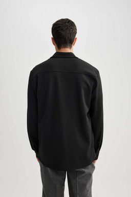 Рубашка стандартного кроя с длинным рукавом - Defacto фото 10