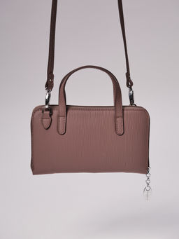 Сумка кожаная Azaro 30850 фиолетовый шепот