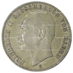 3 марки 1909 года G Германия (Баден)