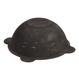 УЦЕНКА Казан чугунный, 6 л, плоское дно, нет крышки