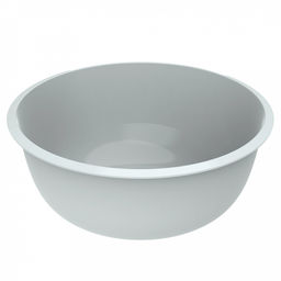Миска "Шарм" 3,7л, d25,7см, h10,5см, полипропилен, серый (Россия)