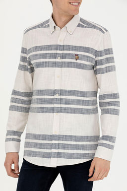 Мужская рубашка с длинным рукавом Stone - U.s. polo assn фото 20