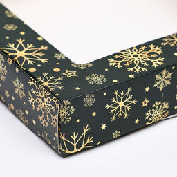 Цена за 5 шт. Коробка новогодняя складная «Праздничная ночь», 16×16×3 см