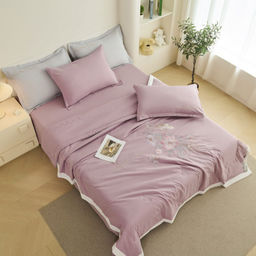 Одеяло с простыней и наволочками BELLA HOME BH-023 КРЕМОВЫЙ