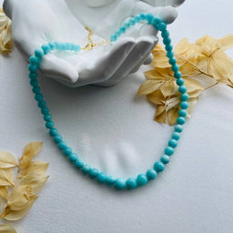 Бусы на увеличение из Амазонита 46 см +