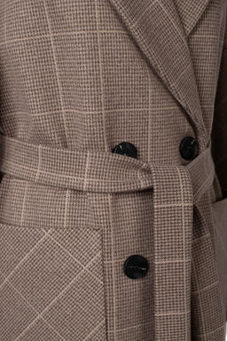 Пальто женское демисезонное (пояс) - El podio фото 11