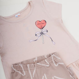 Комплект футболка кулирка, лосины кулирка с лайкрой 7063100406 - Youlala фото 3