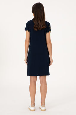 Kad_n Lacivert _rme Elbise Sepette S_rpriz _ndirim - U.s. polo assn фото 4