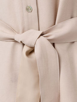 VILATTE / Платье-рубашка из плотного лиоцелла фото 9