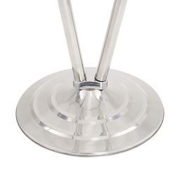 Цена за 2 шт. Флагшток напольный двойной 2 м, выдвижной, платформа d-30 см - Simaland фото 4