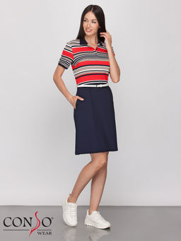 Conso/WDS190911 - navy/blue Платье Женское  фото 5