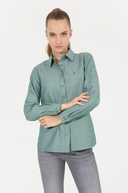 Kad_n Koyu Ye_il Uzun Kollu Basic G_mlek