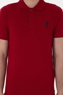 Erkek Slim Fit Polo Yaka Bordo Basic Ti__rt Sepette S_rpriz _ndirim - U.s. polo assn фото 6