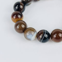 Браслет из кофейного Агата - Радуга самоцветов фото 3