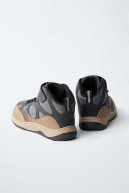 BOTIN DEPORTIVO CONTRASTE / Marr?n - Zara фото 8