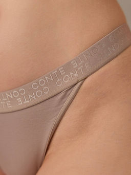 CONTE FLEXIBLE LTA 2237 Трусы танга из бамбука cappuccino - Conte elegant фото 2