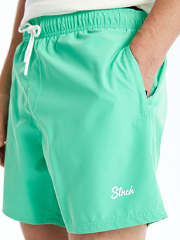 K?sa Boy Bask?l? Erkek Deniz ?ortu