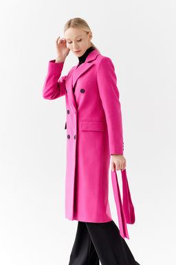 Пальто женское демисезонное 25775 (вино) - Kankan фото 22