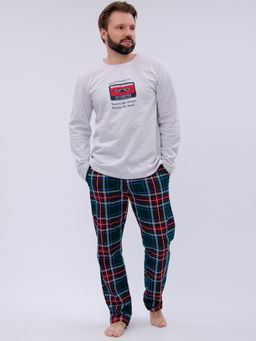 Пижама "Диско 2", футер начёс