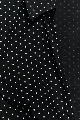 TOP POPEL?N CORSETERO LUNARES / Negro / Blanco - Zara фото 3