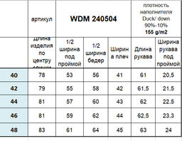 Conso/WDM 240504 - черный Пуховая куртка